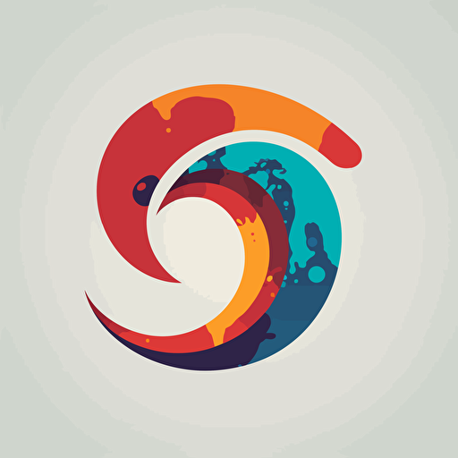 a simple vector logo with a question mark