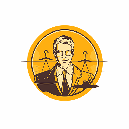 lawyers logo idea illustration vector