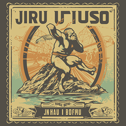 rio de janeiro jiu-jitsu flyer vector art,