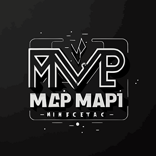 let's create logo for company M&P, vector, electric, minimalist
