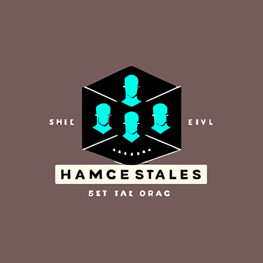 a simple minimal vector logo for a group of tech sales engineers