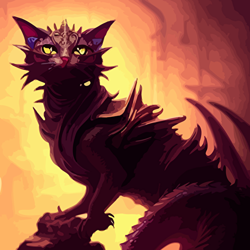 beautiful dragon cat intricate portrait occult cyberpunk ancient futuristic dark art occult petros afshar artgerm eddie mendoza peter mohrbacher octane render 3d unreal engine depth field bokeh motion blur blur