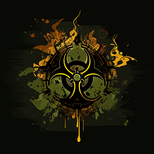 a biohazard desktop wallpaper background vector