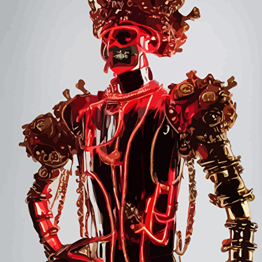 body baroque bladerunner style red neon statue young attractive brazilian male macho dotado android novinho thrusting sim roupa con piroca dura glowing white face prince crown red steampunk gears diamonds swirling gold colored silk fabric futuristic elements throwing liquid rainbow light length view space robots human skulls throne bones intricate artwork caravaggio trending artstation octane render cinematic lighting right hyper realism octane render 8k depth field 3d