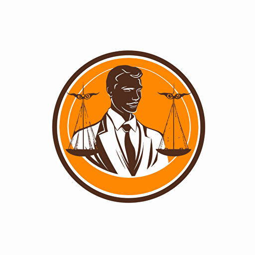 lawyers logo idea illustration vector