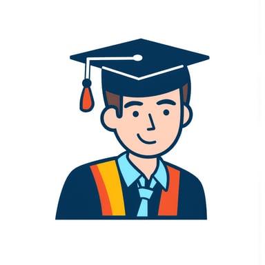 a man graduating from college