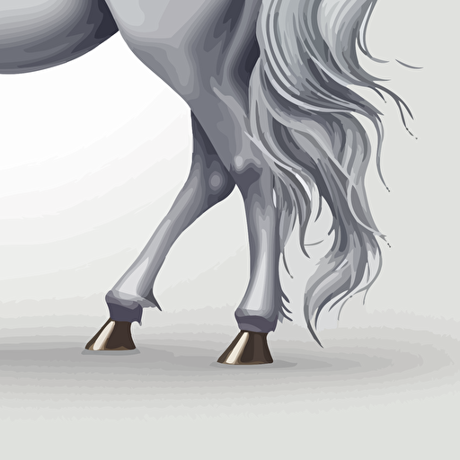 2d vector of a unicorn