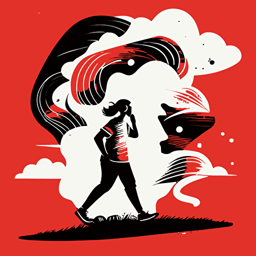 background image, for contact page, vector art, happy person call with his smartphone