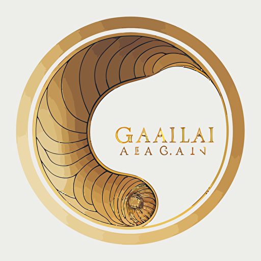 modern logo, featuring golden ration, extremely detailed, Studio Ghibli style, minimalistic, professional design, adobe illustrator, vector, no shadows, on transparent background