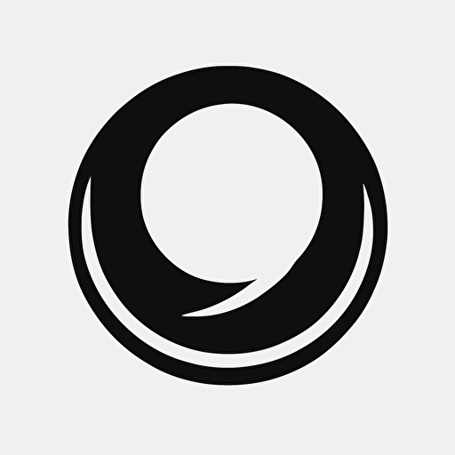 [simple, modern] iconic logo of [stylized canvas], black vector, white background