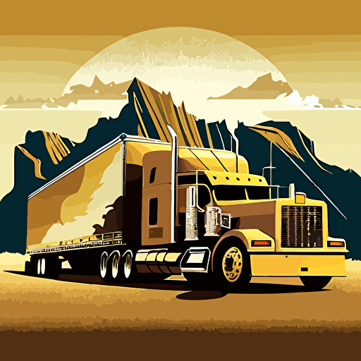 Trucking vector, in Route, Cargo, V5