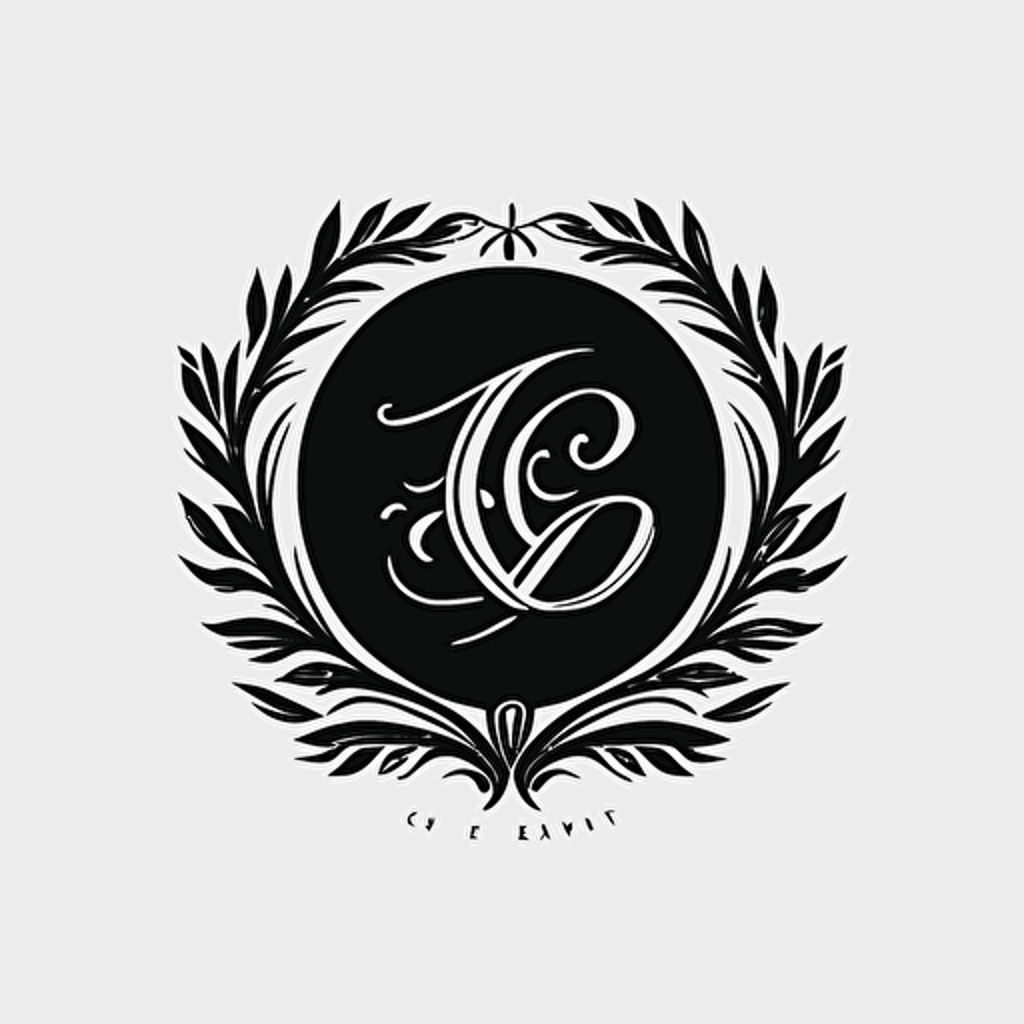 EG monogram logo shape vector template