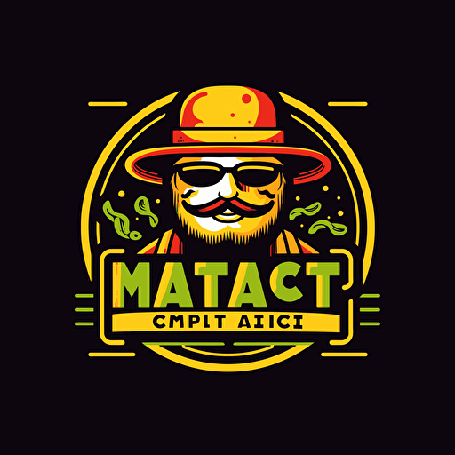 Simple logo design of hot pot restaurant, flat 2d, food, vector, company logo, macdonalds sing style, graffiti style, Lacoste sign style