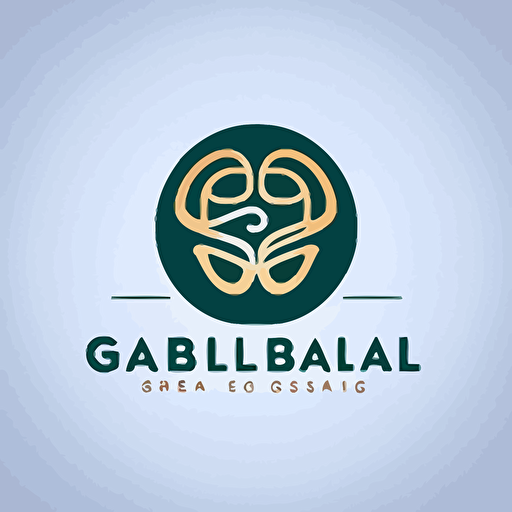 an logo for an company named GAB specialized in business inteligense for medical companies, simple, vector, modern
