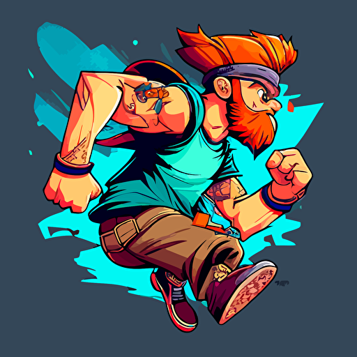 create cartoon vector of this image