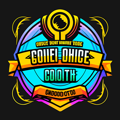 simple logo for a battle between two content creators in a challenge for a $10000 prize, bright colors, internet, youtube, twitch, vector