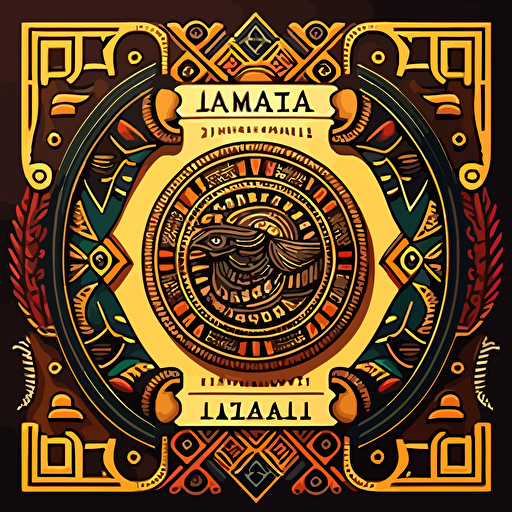 /daily_theme participate:guatemalan mayan nahual Imox square vector design