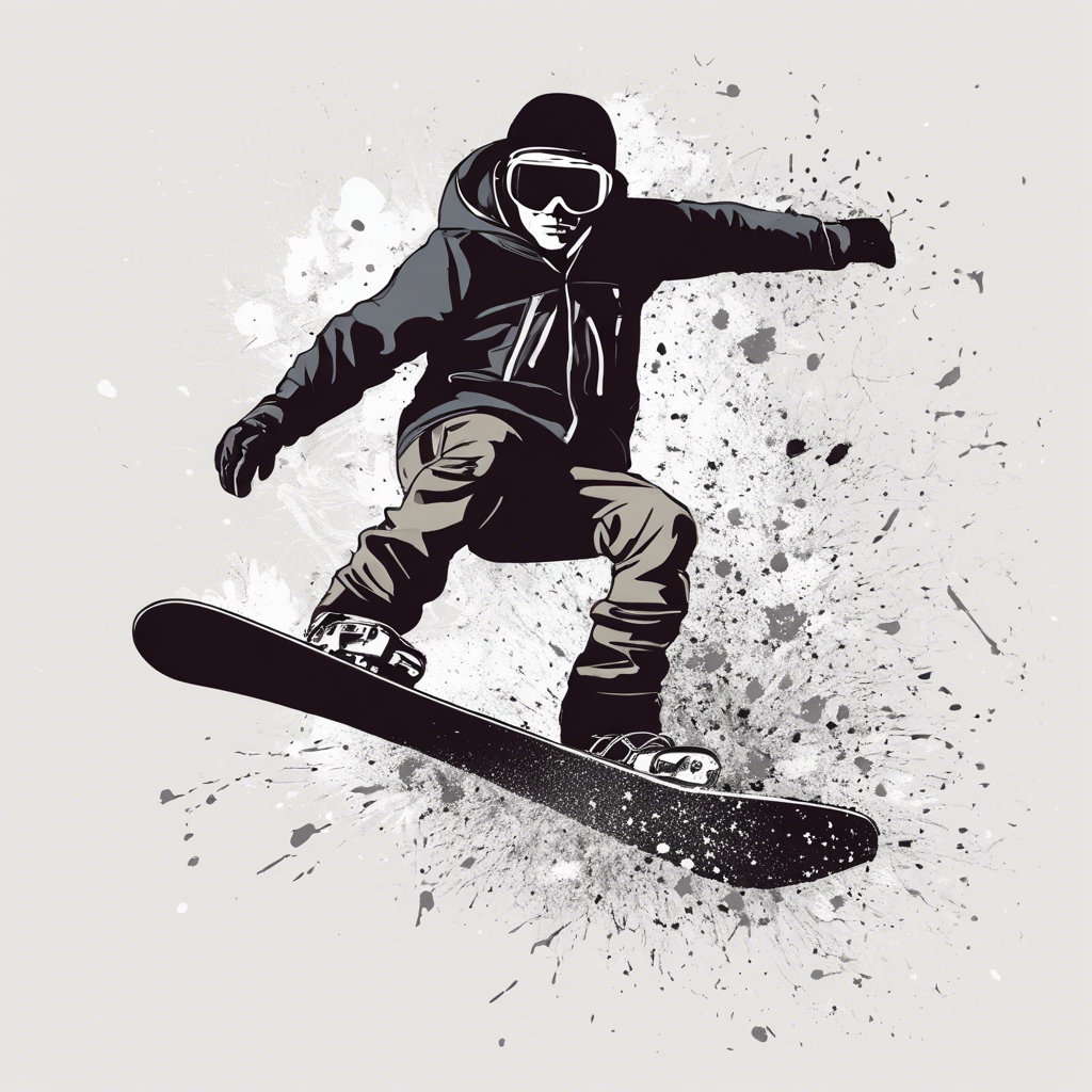 a person snowboarding