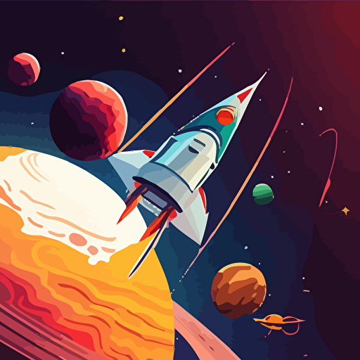 space illustration vector