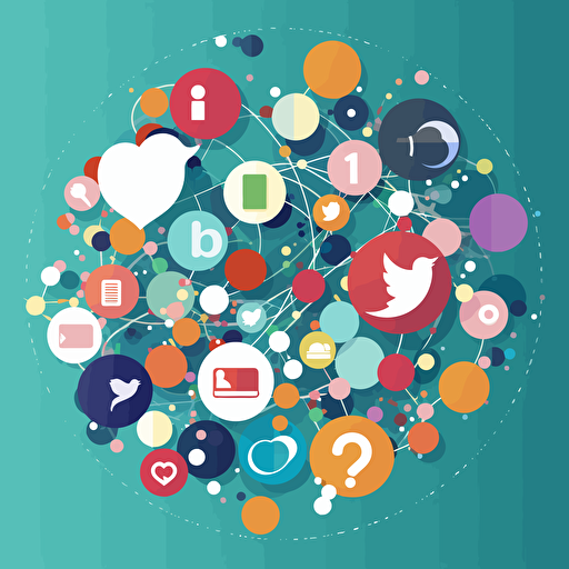 A vector of social media, svg