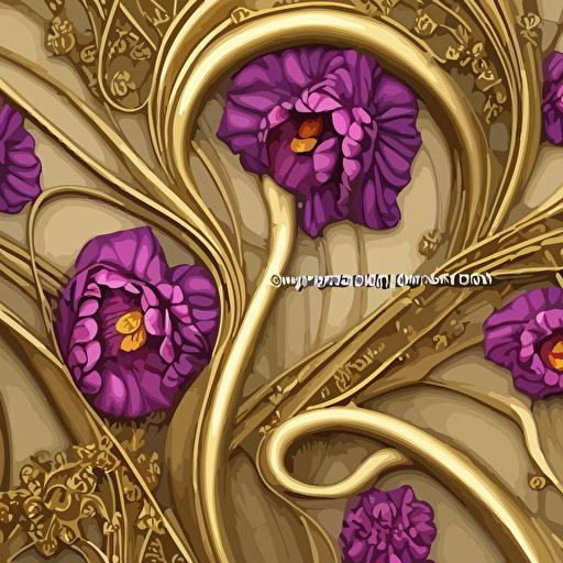 source future growth dramatic elaborate emotive 3d art nouveau styles emphasise beauty transcendental seamless pattern symmetrical large motifs hyper realistic 8k image 3d supersharp art nouveau 3d curves swirls glass gold pipes long wavy hair vibrant tulip peony flowers satin ribbons pearls gold chains iridescent black rainbow colors perfect symmetry iridescent high definition octane render maya houdini light shadows reflections photorealistic masterpiece smooth gradients blur sharp focus photorealistic insanely detailed intricate cinematic lighting octane render epic scene 8 k