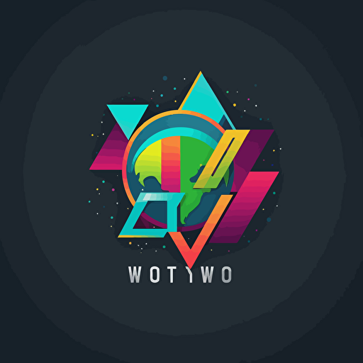 7th world vector logo design