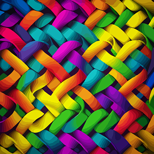 create a colourful weave background vector A4