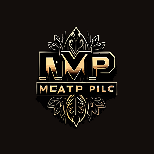 let's create logo for company M&P, vector, electric, minimalist