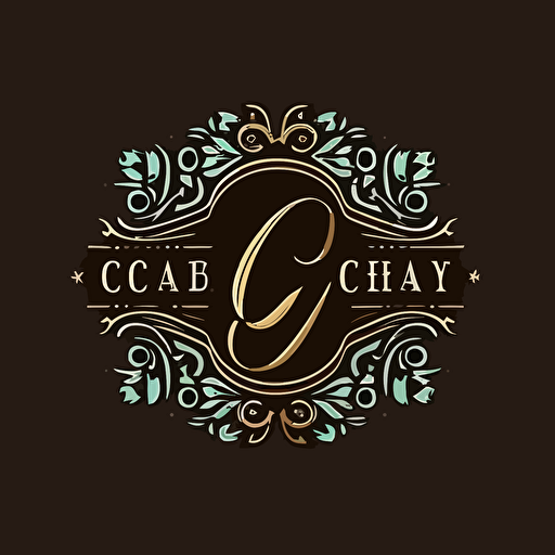 professional logos, lettermark of letter C&J, vector