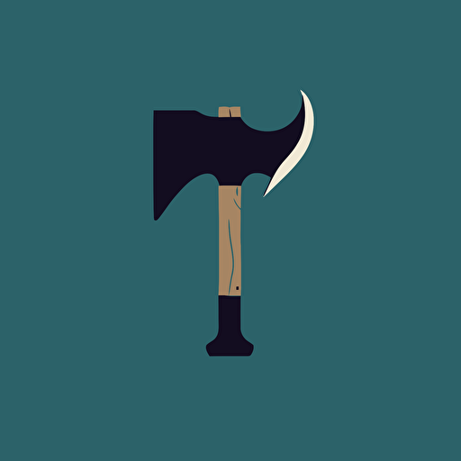 minimalist axe vector