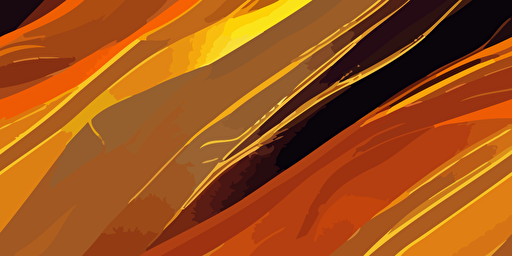 solar storm, vector style, abstract texture of the sun, gold and orange