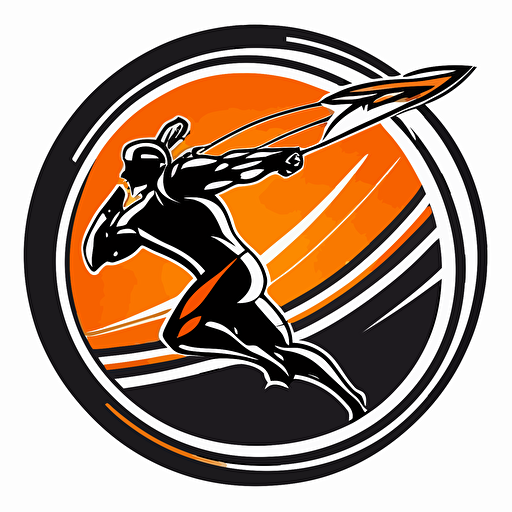 simple, sports logo style, vector, First Down and Goal,