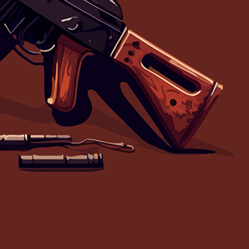 vector art, AK-47