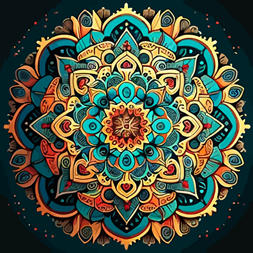mandala pattern vector