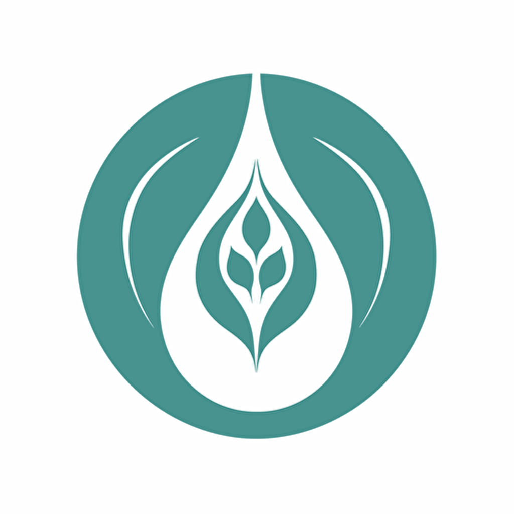 a simple vector logo symbolising fertility