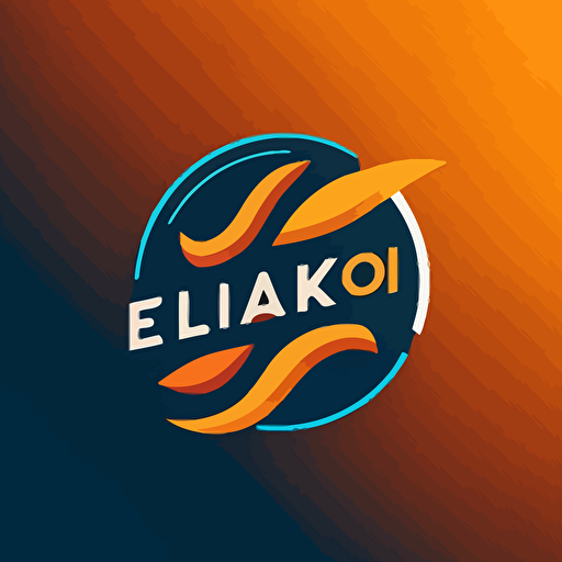 a clean and simple vector logo for a project. feedback loopback