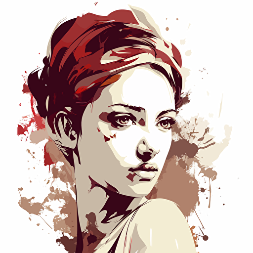 gioza, vector art, white background