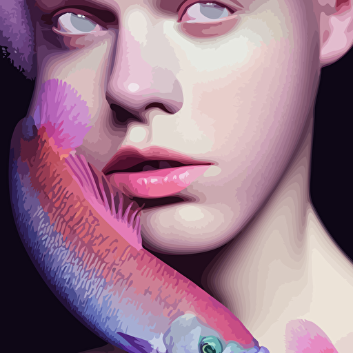 kodak portra 400 8 k soft light volumetric lighting highly detailed fine art portrait photography style flora borsi britt marling style 3 4 face morphing soft colors tropical fishes metamorphosis complex 3d render 150 mm lens soft blur background bust intricate details elegant hyper realistic ultra detailed octane render etheric outworldly colours emotionally evoking head focus fantasy ornamental intricate elegant 8 k soft light volumetric underwater lighting highly detailed refined highly detailed soft lighting colors scheme fine art photography hyper realistic photo realistic