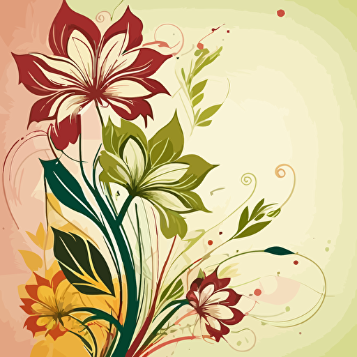 flower background illustration vector