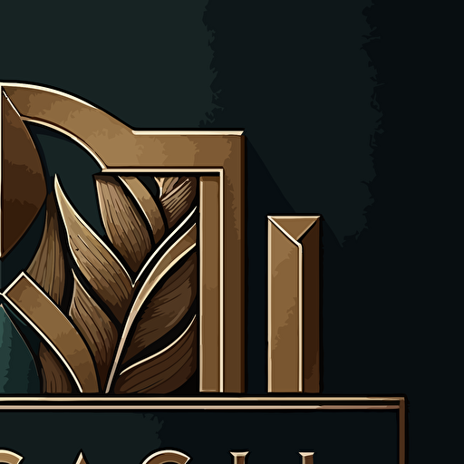 Lugaci logo luxury vector post modernism