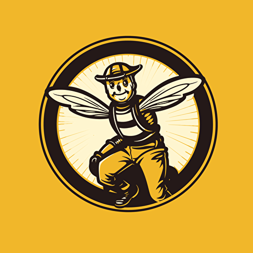 logo designs, company called worker bee, modern, clean design, vector logo