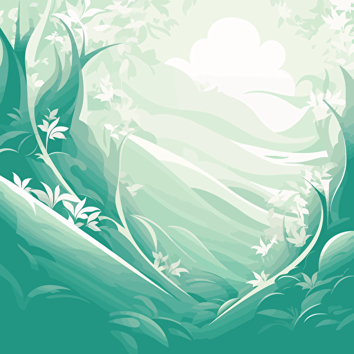 a clean vector art background, white::2 green::1