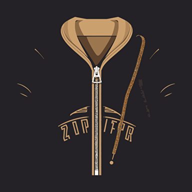 zipper, vector logo, clothing fashion brand, lifestyle clothing