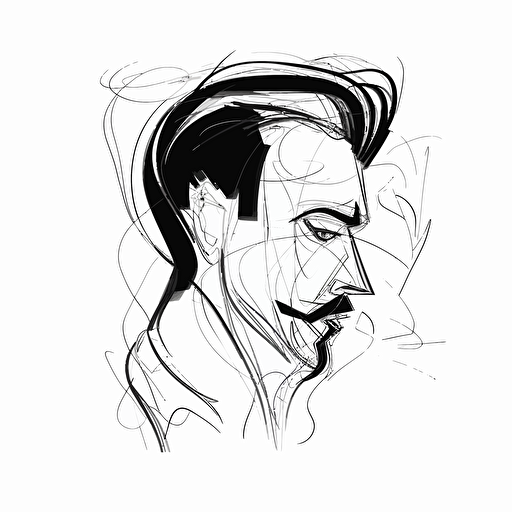 minimalist, york shamblesin the style of a single line drawing, Vector, white background, masterpiece, trending on Artstation and Dribbble.
