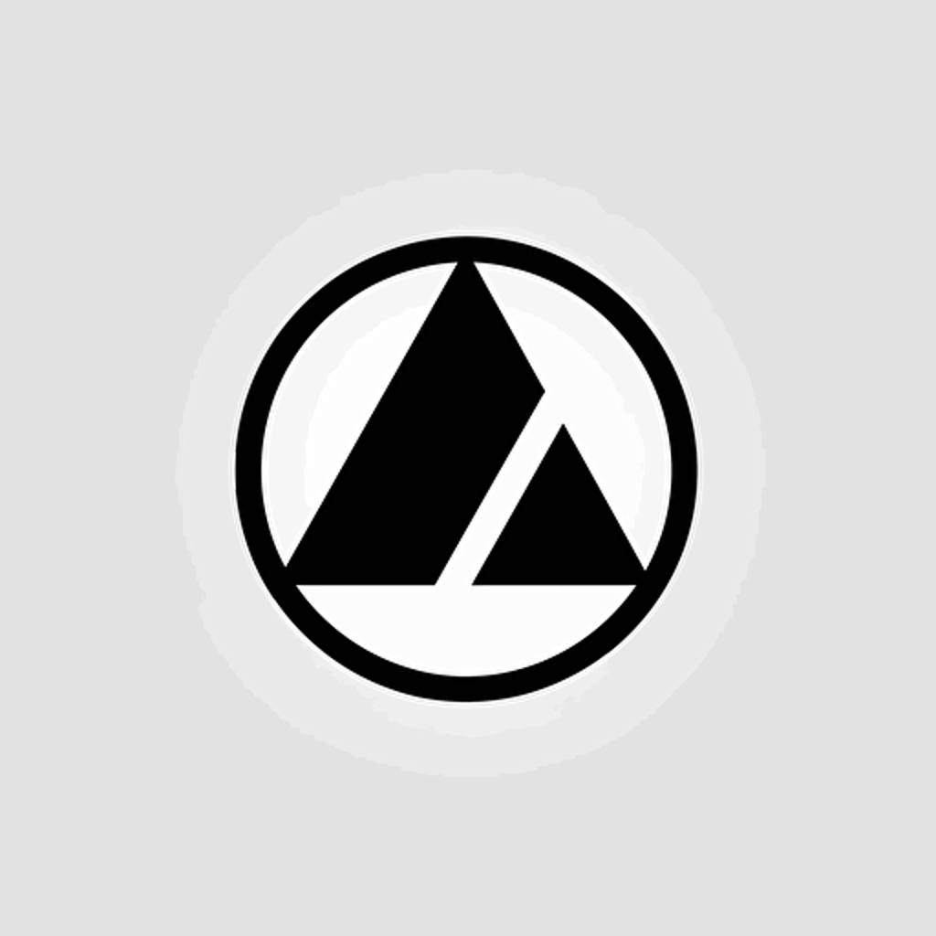 logo, vector, flat, smooth, black, modern, simplistic, very minimalistic, white backround