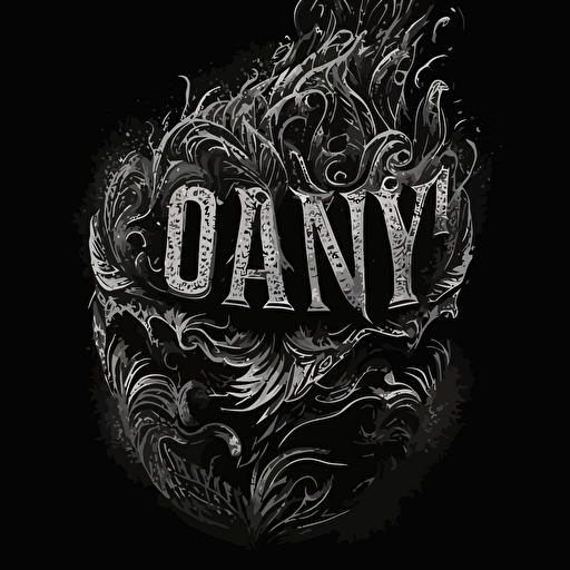 burned scared branded textured font in black and white vector that reads “VISUAL SAVANT”.