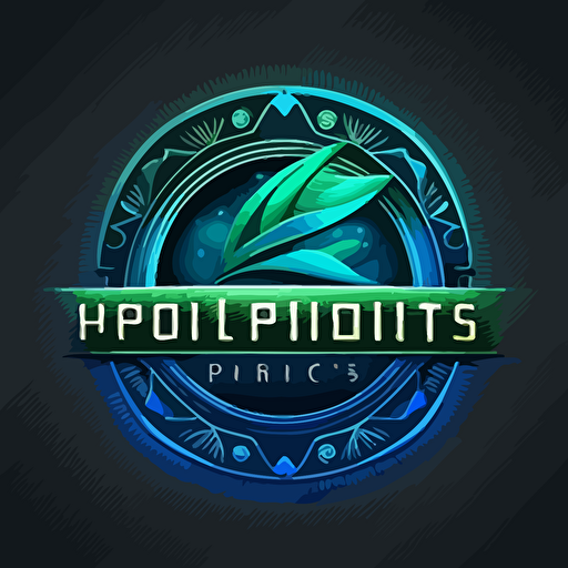 logo technology company named "Prolifis" highres vector green blue