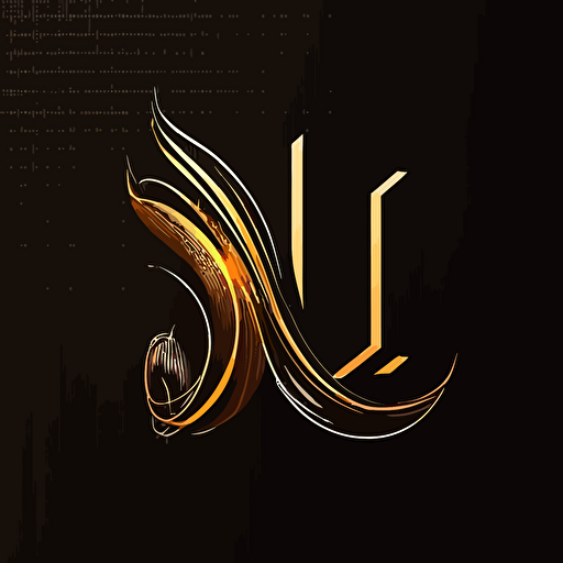 Initial Letter LC Sound Weaves Logo Design Concept, vector, 2d style, minimal**