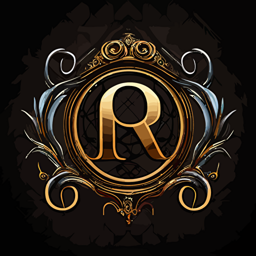 vector logo with the letters O and R