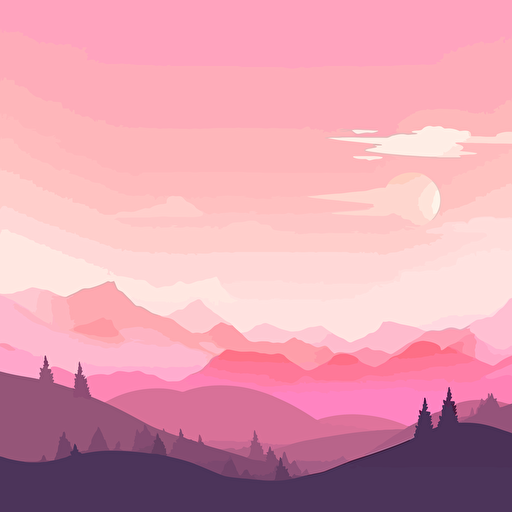 320x320px pink sky vector simple minimal background